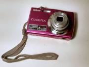 Nikon CoolPix S220 10MP Digitális Fényképező (sérült, hiányos)