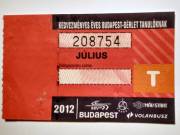 Kedvezményes Éves Budapest-Bérlet Tanulóknak 2012 Július (2képpel)