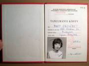 Tanulmányi Könyv (MSZMP Marxizmus-Leninizmus Esti Egyeteme) 1974-78 (szép állapotú) sorszámozott