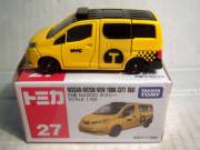 Tomica No.27 Nissan NV200 Taxi (2nd) 1:62 (2017) Új (New York Taxi 2nd Edition)
