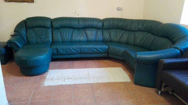 Motoros u alakú longlife bőr sarokgarnitúra veresegyház, csomádi ...