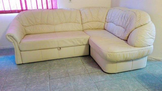 Ãgyazható bÅr sarokkanapé, beige szÃnben veresegyház, csomádi út ... Bőr sarokkanapé