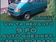 Kiadó VW T4 9 személyes!