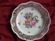 Herendi porcelán falitál egyedi mintával