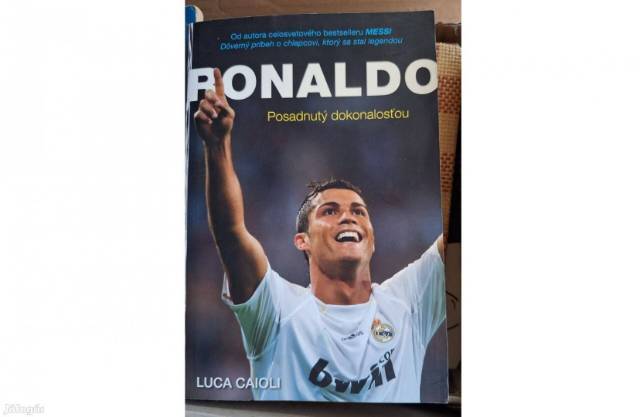 Ronaldo- Luca Caioli CR7 könyv.Szlovák nyelvű kiadvány. Když mladý portugalský fotbalista s ohromují - Kép