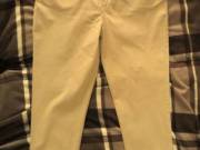 Jacky-O Jeanswear Female beige, okker 4 zsebes, elől 2, és két farzseb. Made in Italy. W38 