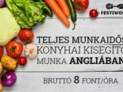 Angliai konyhai kisegítő állás