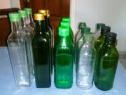 Csavaros üveg 500 ml-es, vastagfalú szögletes 15 db