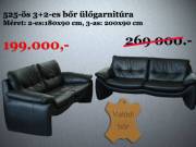 525-ös bőr 3+2 ülőgarnitúra
