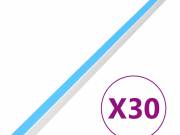 vidaXL öntapadós PVC kábelcsatorna 20 x 10 mm 30 m