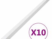 vidaXL PVC kábelcsatornák 40 x 25 mm 10 m