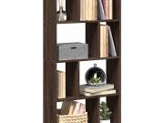 vidaXL barna tölgy színű szerelt fa könyvespolc 60 x 20 x 120,5 cm