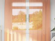 vidaXL 2 db terrakotta fátyolfüggönyök hurokkal 140x225 cm