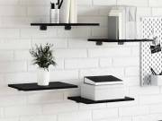 vidaXL Polcos könyvespolc 3 szintes 4 db 40 x 30 x 1,5 cm Szerelt Fa
