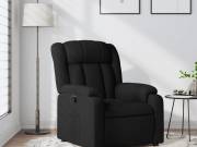 vidaXL fekete szövet relaxfotel