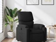 vidaXL fekete szövet relaxfotel