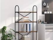 vidaXL Könyvespolc 4 szintes 80 x 30 x 146 cm Szerelt fa Öreg fa