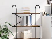 vidaXL Könyvespolc 3 szintes 80 x 30 x 109 cm Szerelt fa Öreg fa