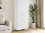 vidaXL Szekrény szett 2 db 66 x 34,5 x 90 cm Szerelt Fa