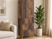 vidaXL Szekrény szett 2 db 66 x 34,5 x 90 cm Szerelt Fa Antik Fa