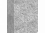 vidaXL Fali szekrény Betonszürke 66 x 34,5 x 90 cm Szerelt Fa