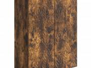 vidaXL Fali szekrény Füstös Tölgy 66 x 34,5 x 90 cm Szerelt Fa