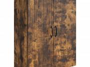 vidaXL Fali szekrény Füstös Tölgy 66 x 34,5 x 90 cm Szerelt Fa