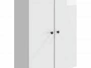 vidaXL Fali szekrény Magasfényű Fehér 66 x 34,5 x 90 cm Szerelt Fa