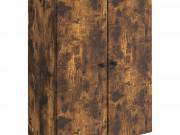 vidaXL Fali szekrény Füstös Tölgy 66 x 34,5 x 90 cm Szerelt Fa