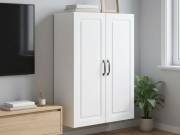 vidaXL Fali szekrény Fehér 66 x 34,5 x 90 cm Szerelt Fa