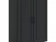 vidaXL Fali szekrény Fekete 66 x 34,5 x 90 cm Szerelt Fa