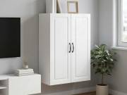 vidaXL Fali szekrény Magasfényű Fehér 66 x 34,5 x 90 cm Szerelt Fa