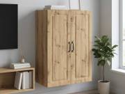 vidaXL Fali szekrény Kézműves Tölgy 66 x 34,5 x 90 cm Szerelt Fa