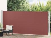 vidaXL barna behúzható oldalsó terasznapellenző 180 x 600 cm