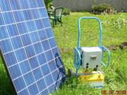  Hordozható napelemes töltő, áramforrás - 220V - 1500W