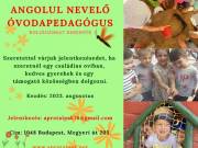 Angolul nevelő óvodapedagógus