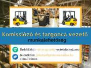 Komissiózó és targoncavezető munkalehetőség