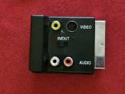 Scart - S-video, kompozit video és audio (RCA) elosztó-adapter