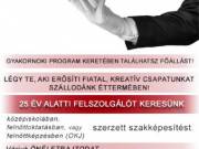 Gyakornoki program keretében felszolgálót/szakácsot keresünk!