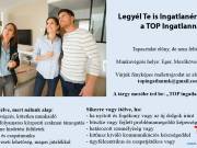 A TOP Ingatlan Mk értékesítési munkatársakat keres  Eger, Mezőkövesd és Miskolc térségébe.
