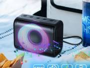 Új, AirAux® AA-WM2 10W TWS bluetooth V5.1 hangszóró ( 2000 mAh, RGB fény)-47%