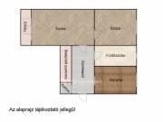 Eladó 55 m2-es panellakás Nyíregyháza, belváros érkert