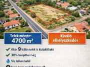 Eladó 4700 m2-es telephely Hajdúsámson, Fő útvonal mellett