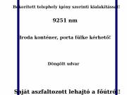 Kiadó 9251 m2-es külterületi telek Kecskemét