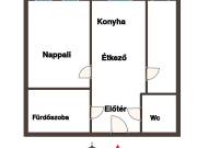 Eladó 48 m2-es csúsztatott zsalus lakás Nyíregyháza, Korányi Frigyes utca