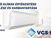 Hűtő- fűtő klímák forgalmazása, telepítése, szerelése