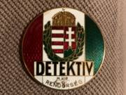 Detektív jelvény