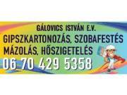 Gipszkartonozás Szobafestès mázolás hőszigetelés