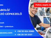 Daraboló/saruzó gépkezelő