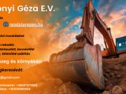 Építőipari gép-szállítási munkálatok
